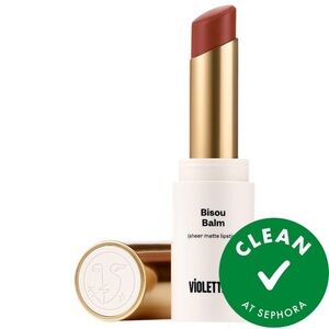 Violette FR Bisou Balm Sheer Matte Lipstick in shade Mon Cheri